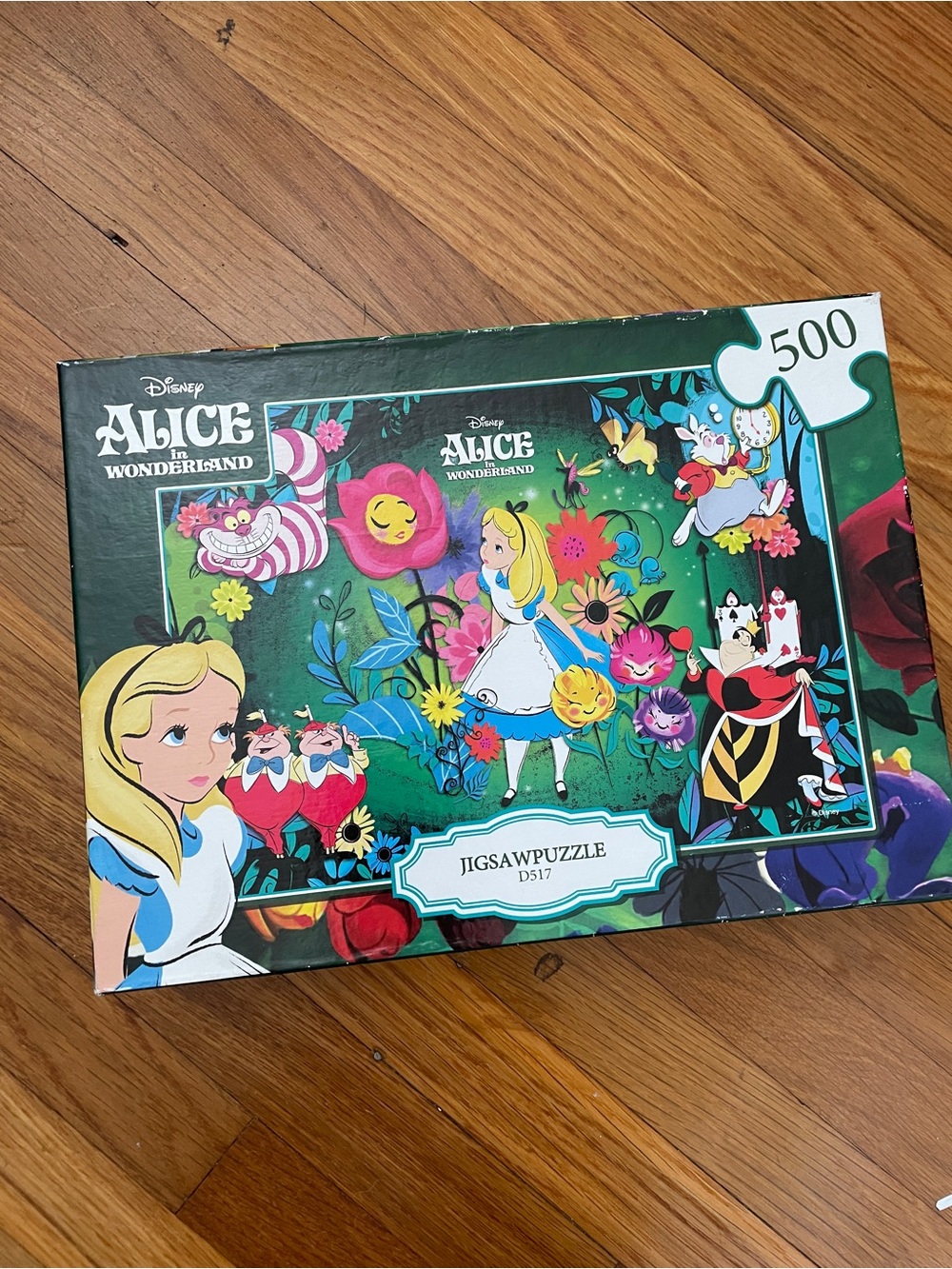 Disney Alice in Wonderland Jigsaw Puzzle missing 1 piece